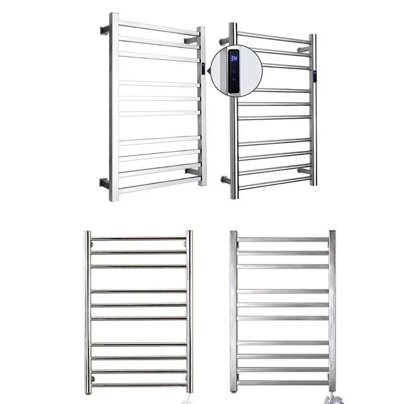 Electric Heated Towel Rail with Temperature and Time Settings -Bathlova