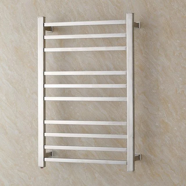 Electric Heated Towel Rail with Temperature and Time Settings -Bathlova