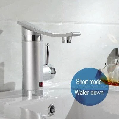 Electric Instant Hot Water Heater Tap LED Ambient Light Display -Bathlova