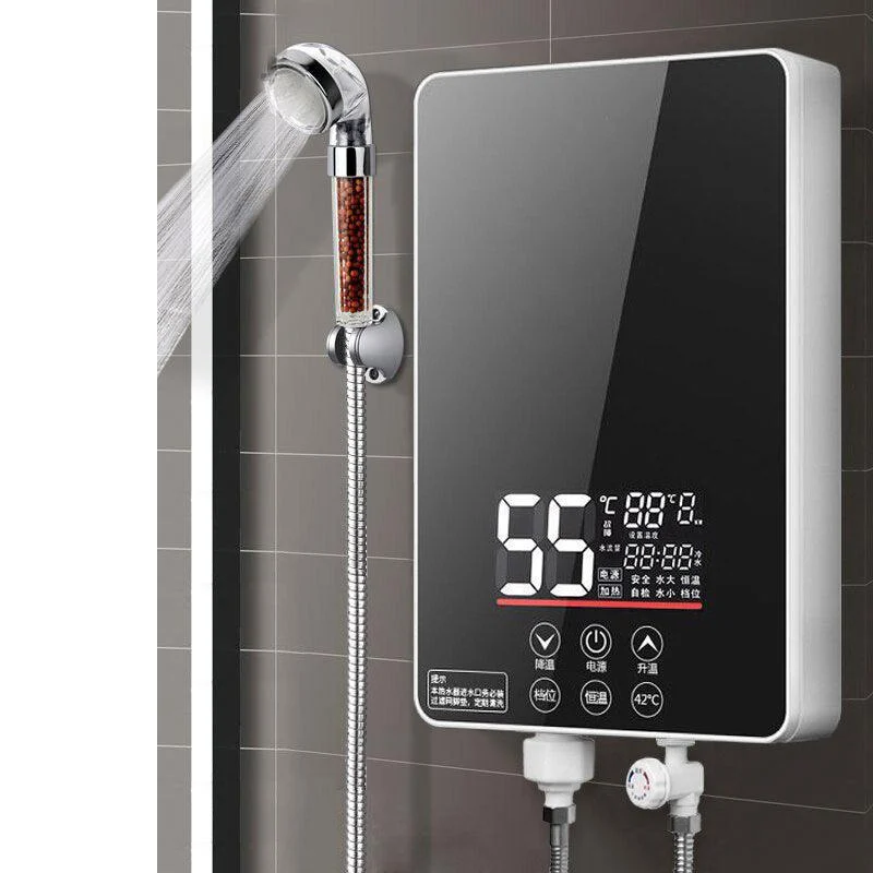 Electric Tankless Water Heater 6000W Instant Heating Temperature -Bathlova