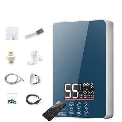 Electric Tankless Water Heater 6000W Instant Heating Temperature -Bathlova