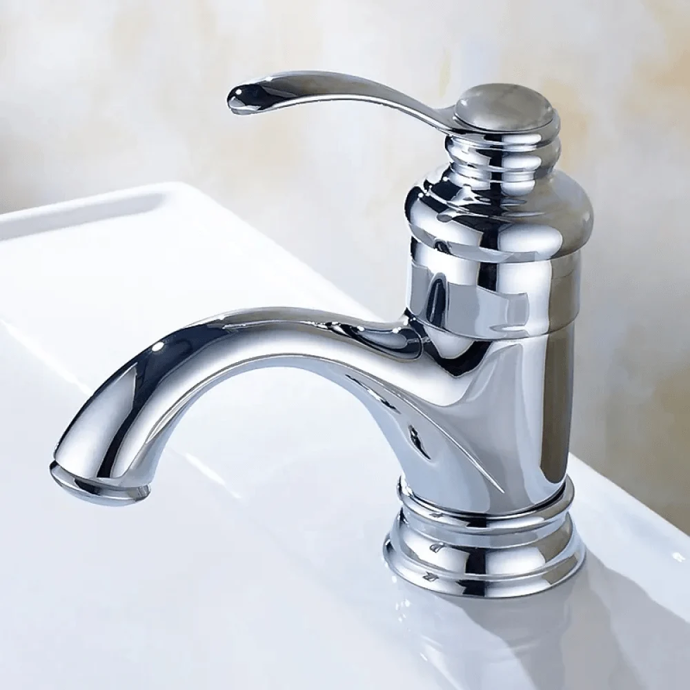 Fair Classic Style Bathroom Tap - Solid Brass Single Handle Single Hole -Bathlova