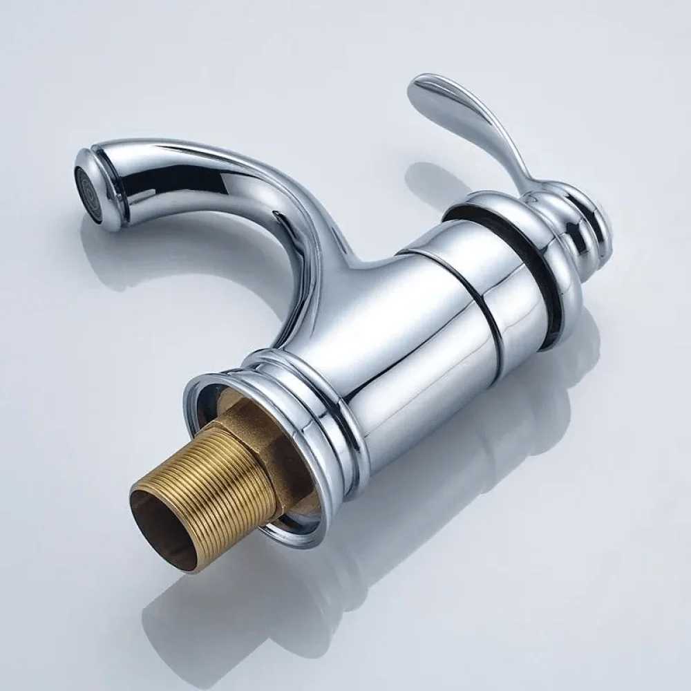 Fair Classic Style Bathroom Tap - Solid Brass Single Handle Single Hole -Bathlova