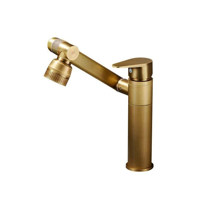 Farmhouse Wide Spread Bathroom Tap Brass 1-Handle Lavatory Tap -Bathlova