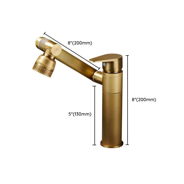 Farmhouse Wide Spread Bathroom Tap Brass 1-Handle Lavatory Tap -Bathlova