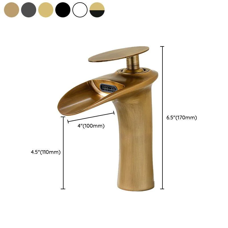 Farmhouse Wide Spread Bathroom Tap Brass Lever Lavatory Tap -Bathlova