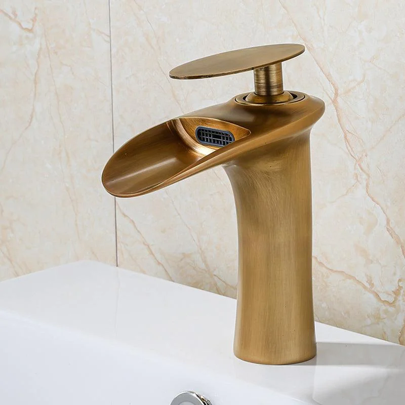 Farmhouse Wide Spread Bathroom Tap Brass Lever Lavatory Tap -Bathlova