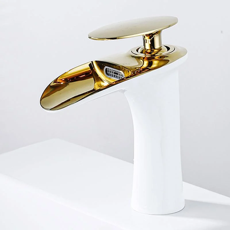 Farmhouse Wide Spread Bathroom Tap Brass Lever Lavatory Tap -Bathlova