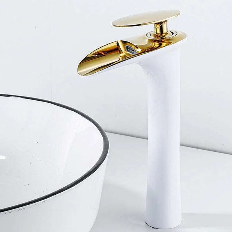 Farmhouse Wide Spread Bathroom Tap Brass Lever Lavatory Tap -Bathlova