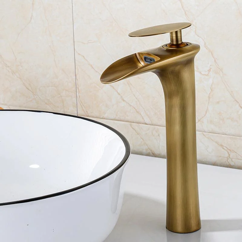 Farmhouse Wide Spread Bathroom Tap Brass Lever Lavatory Tap -Bathlova