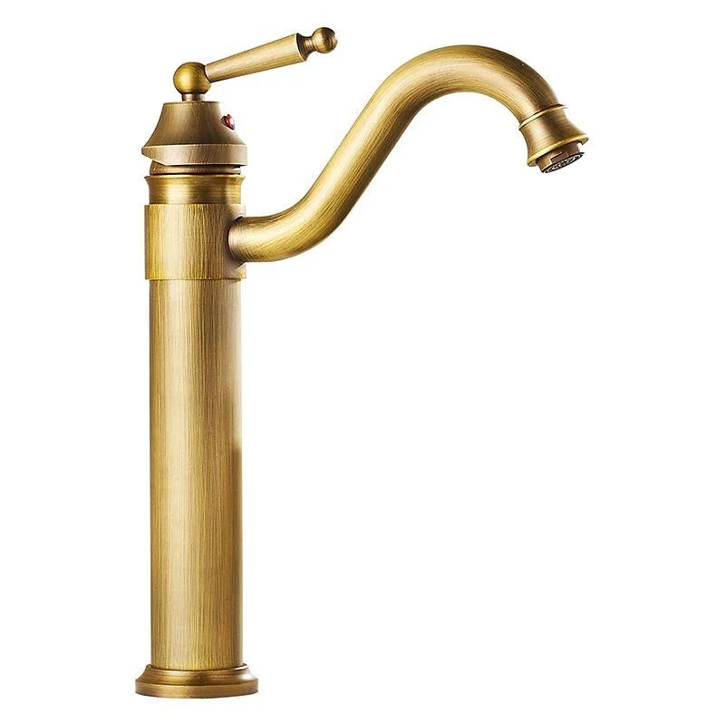 Farmhouse Wide Spread Bathroom Tap Vintage Single Hole Lavatory Tap -Bathlova