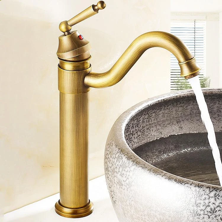 Farmhouse Wide Spread Bathroom Tap Vintage Single Hole Lavatory Tap -Bathlova