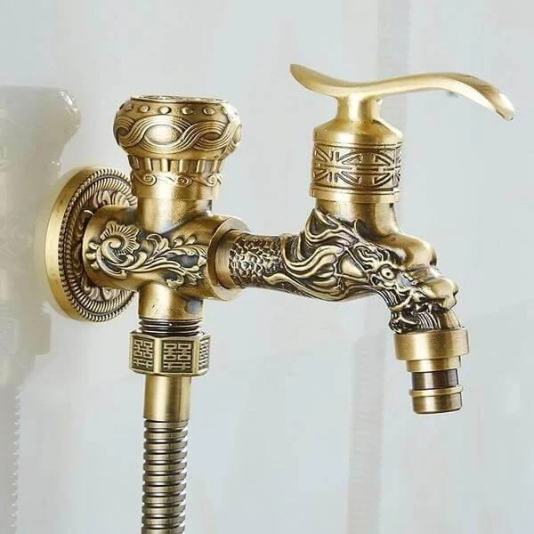 Felicia - Vintage Brass Wall Mounted Bidet -Bathlova