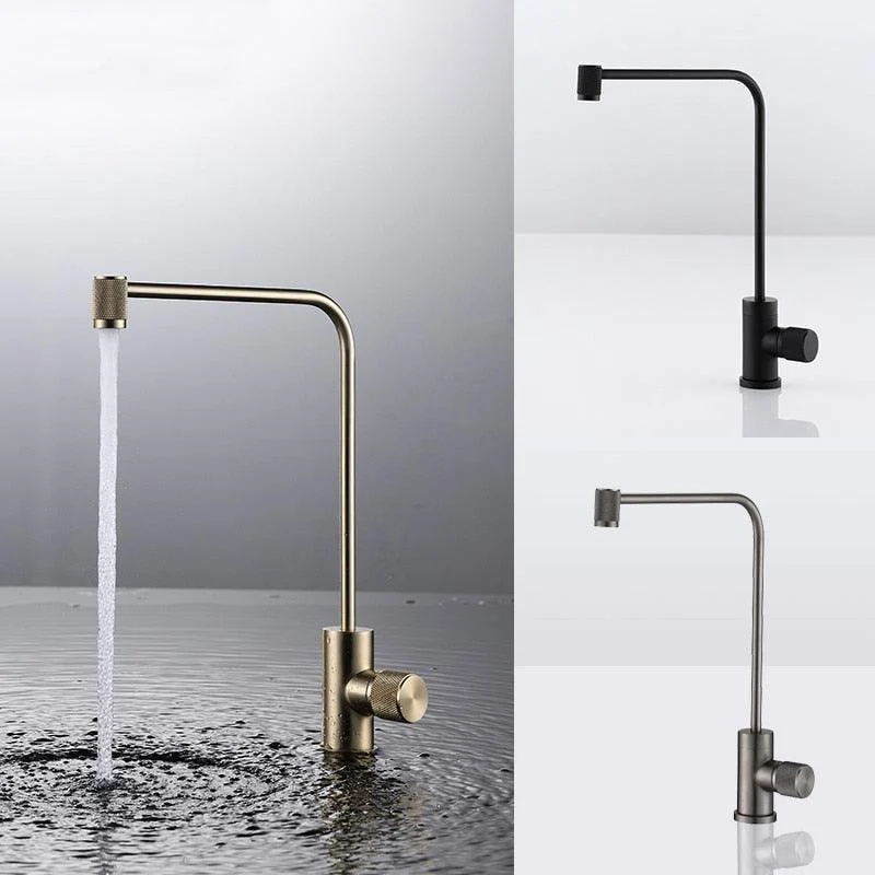 Filter Kitchen Taps Water Single Cold Handle Brass Sink Mixer Tap -Bathlova