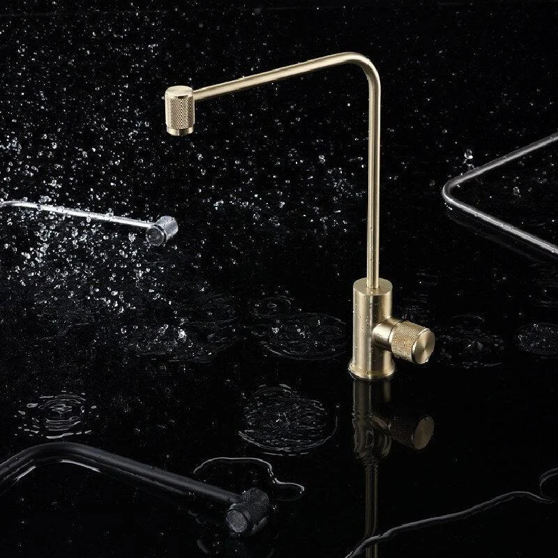 Filter Kitchen Taps Water Single Cold Handle Brass Sink Mixer Tap -Bathlova