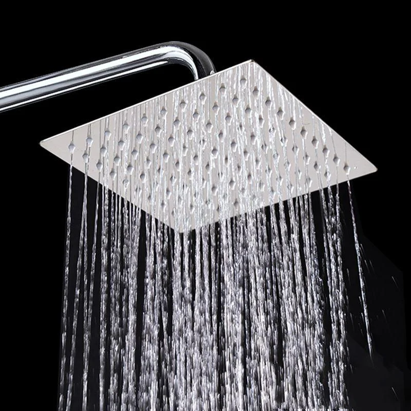 Fixed Large Shower Head Standard Spray Pattern Large Shower Head -Bathlova