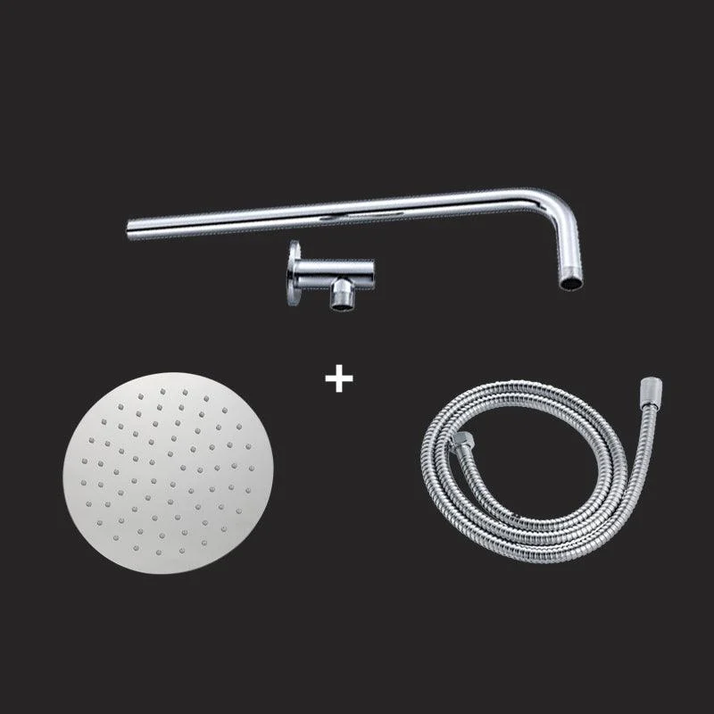 Fixed Large Shower Head Standard Spray Pattern Large Shower Head -Bathlova