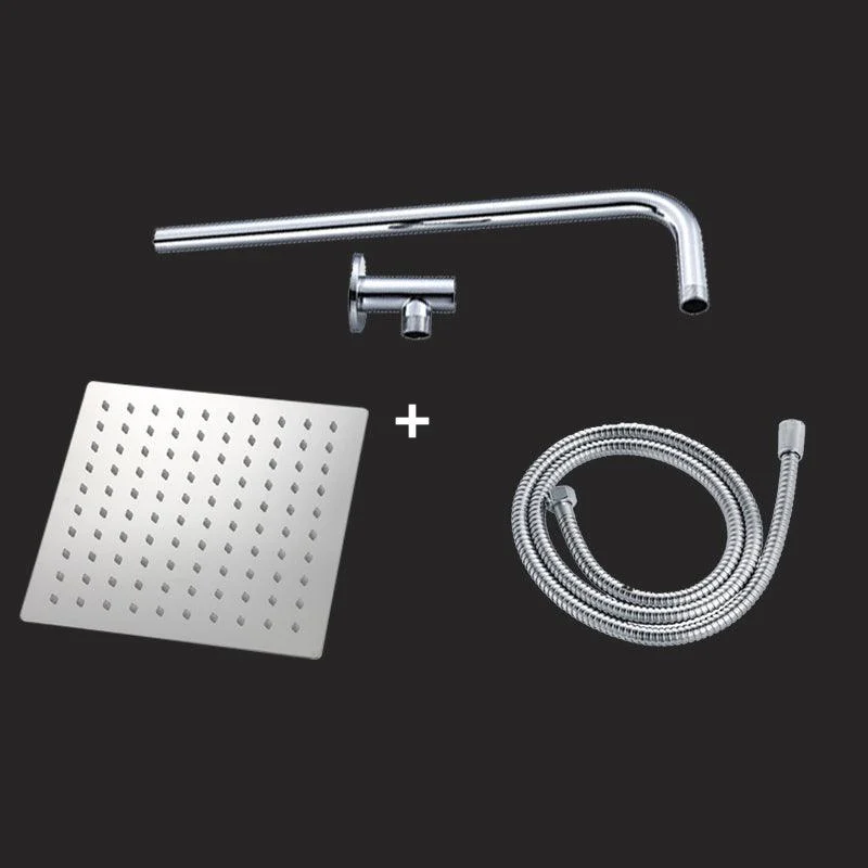 Fixed Large Shower Head Standard Spray Pattern Large Shower Head -Bathlova