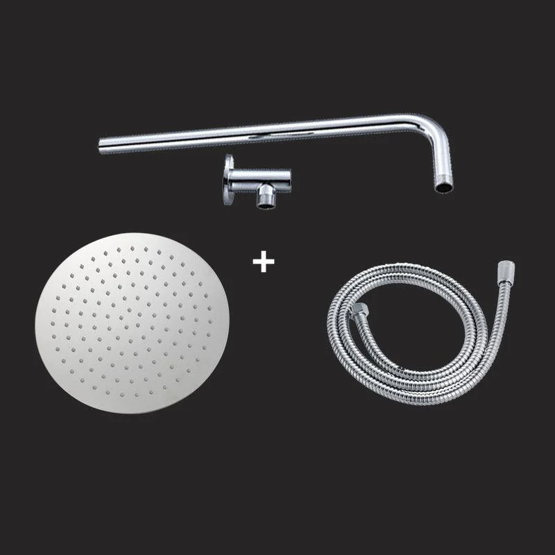 Fixed Large Shower Head Standard Spray Pattern Large Shower Head -Bathlova