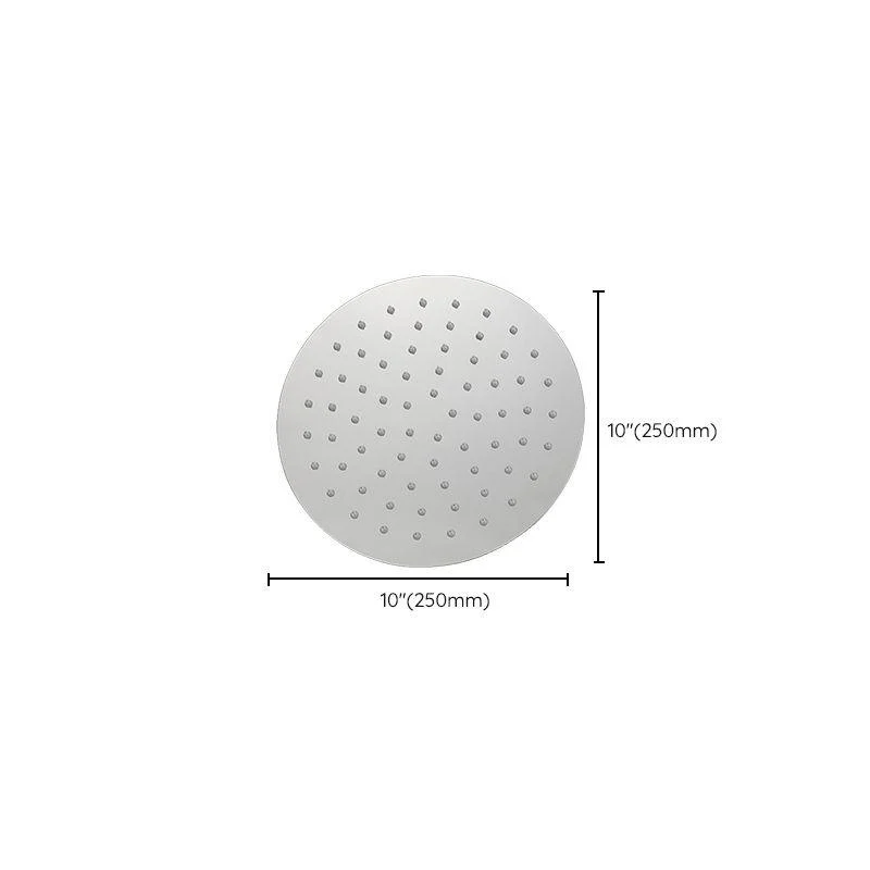 Fixed Large Shower Head Standard Spray Pattern Large Shower Head -Bathlova