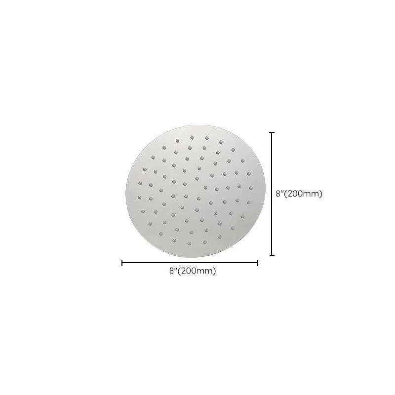 Fixed Large Shower Head Standard Spray Pattern Large Shower Head -Bathlova