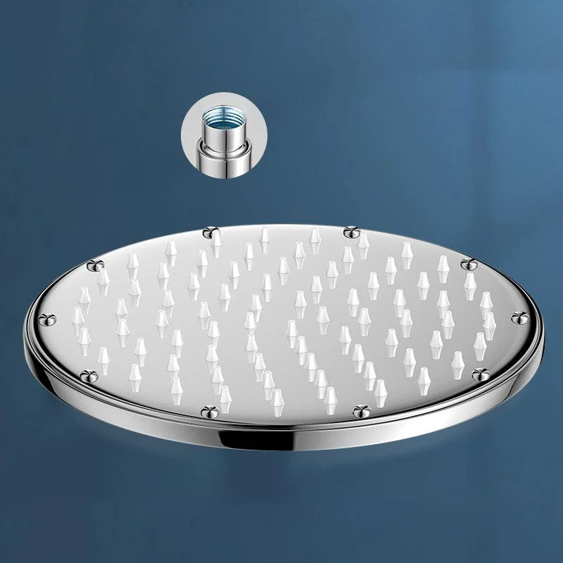 Fixed Square Shower Head Standard Spray Pattern Large Shower Head -Bathlova