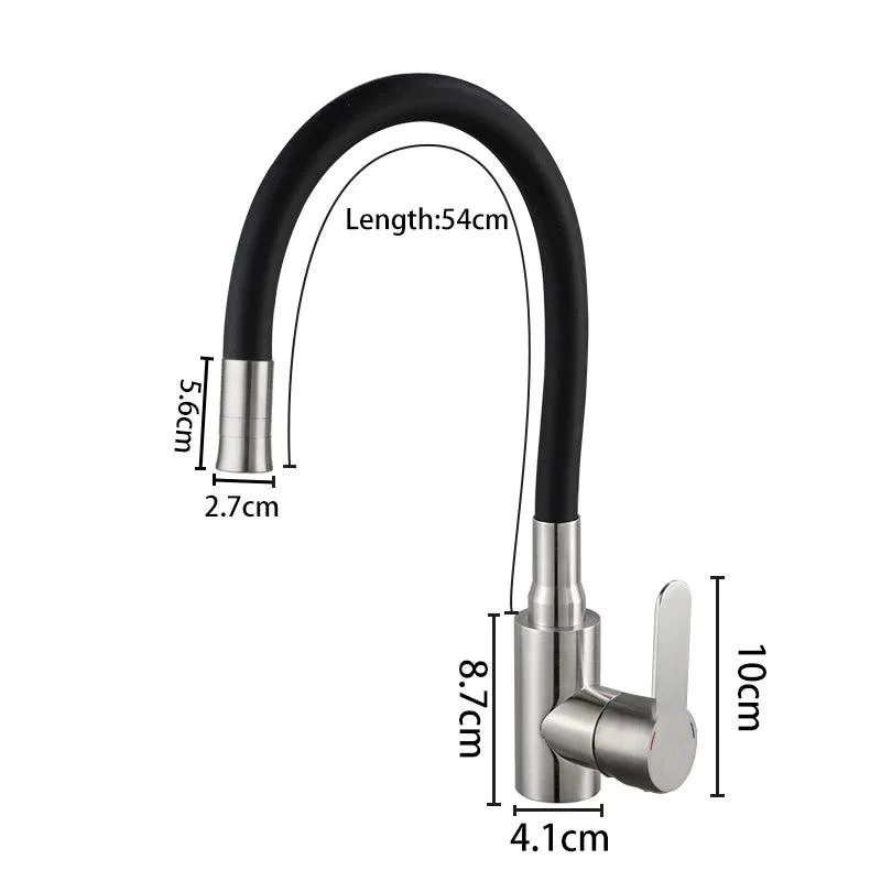 Flexible Hose Kitchen Tap Stainless Steel Sink Tap for Kitchen -Bathlova