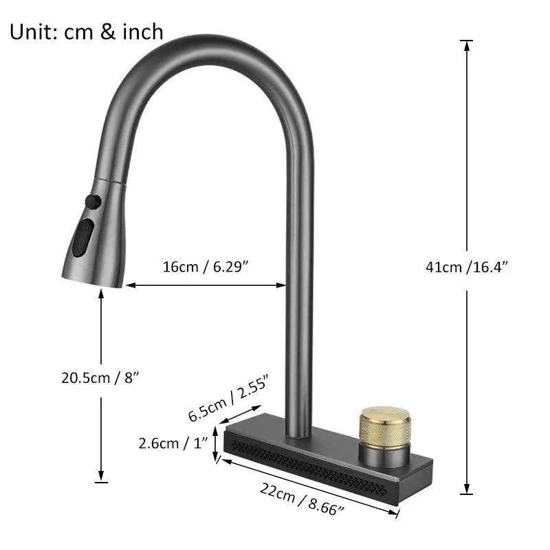 Flexible Pull Out 3 Way Sprayer Kitchen Taps Kitchen Sink Rotate Tap -Bathlova