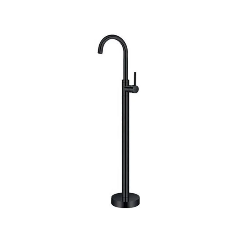 Floor Mounted Metal Freestanding Tub Filler 1 Handle Freestanding Bathtub Tap -Bathlova