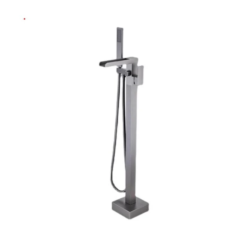 Floor Standing Bathroom Tap Handheld Shower Bathtub Tap -Bathlova