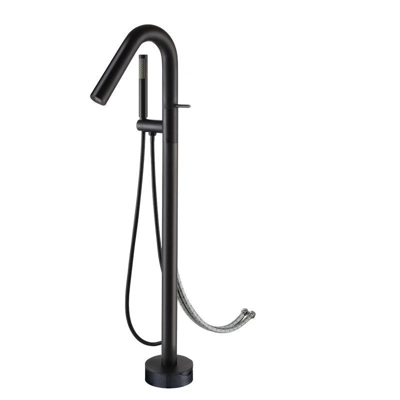 Floor Standing Tap Bathroom Handheld Shower Head Bathtub Tap -Bathlova