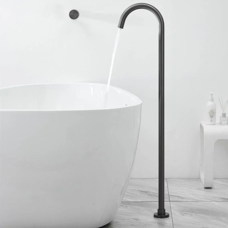 Floor Standing Tap Industrial Style Handle Bathtub Tap -Bathlova