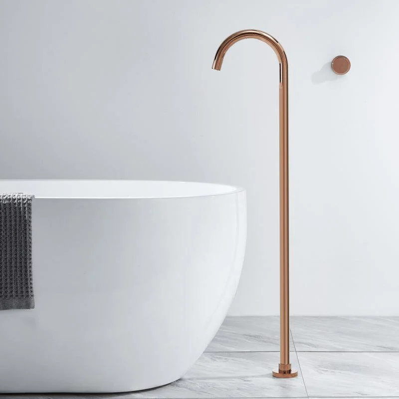 Floor Standing Tap Industrial Style Handle Bathtub Tap -Bathlova