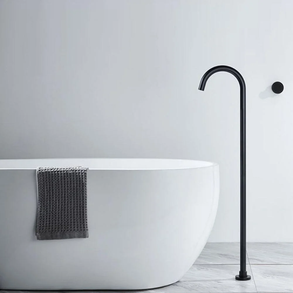 Floor Standing Tap Industrial Style Handle Bathtub Tap -Bathlova