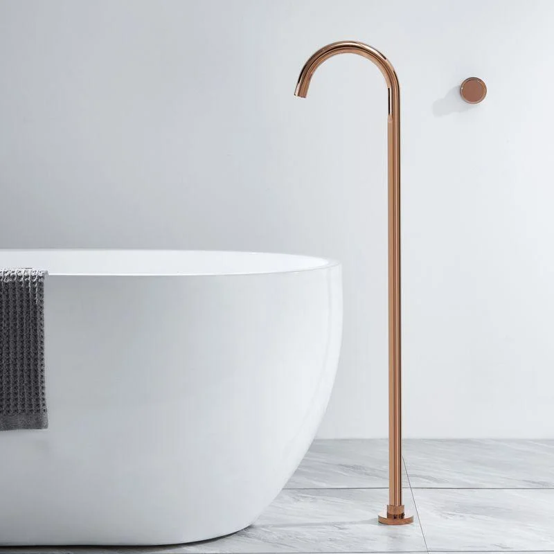 Floor Standing Tap Industrial Style Handle Bathtub Tap -Bathlova