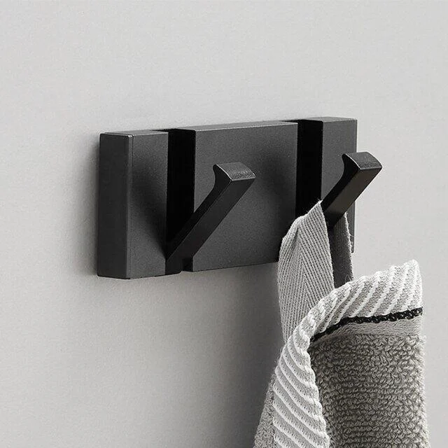 Folding Towel Hanger 2 Ways Wall Hook Coat Clothe Holder for Bathroom -Bathlova