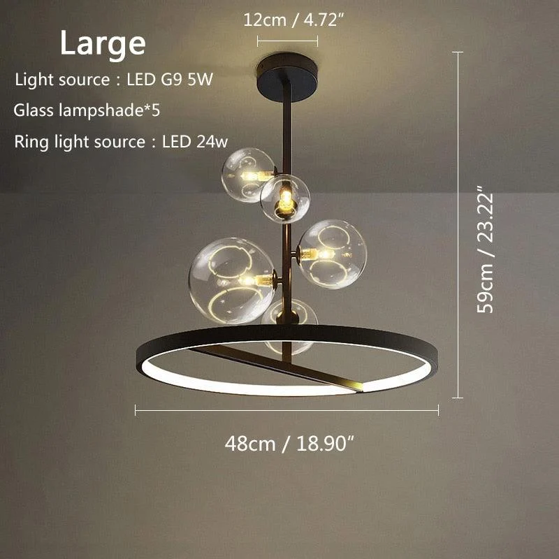 Fredrik - Modern Nordic LED Chandelier -Bathlova