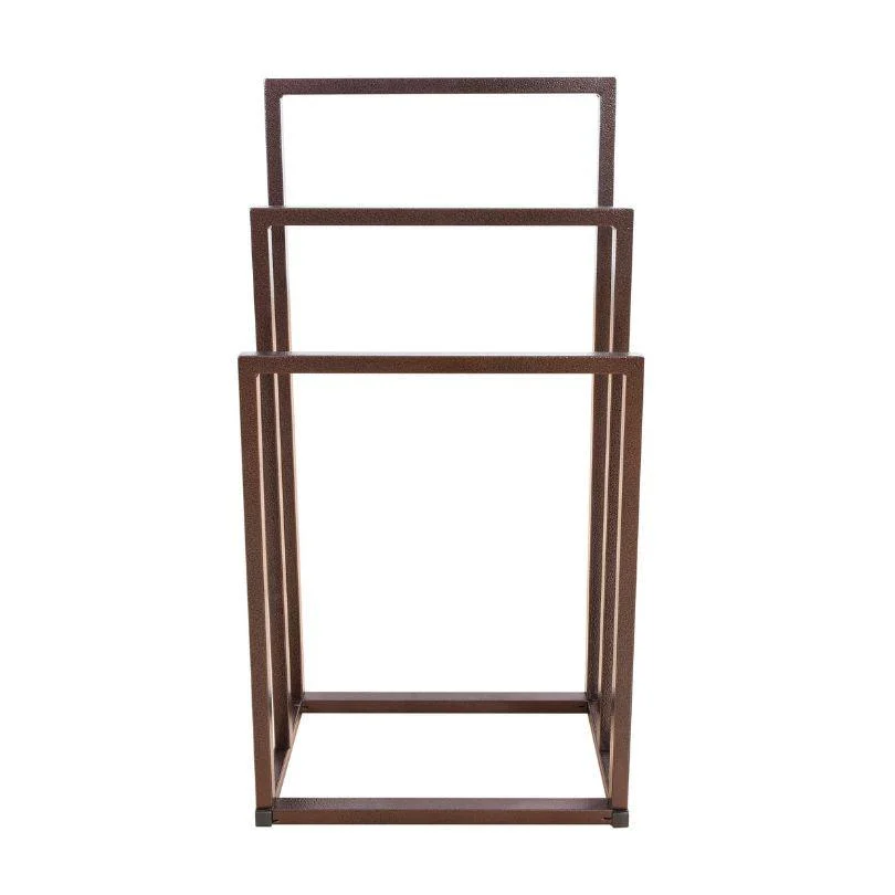 Freestanding 3-Tiers Metal Towel Rack Holder -Bathlova