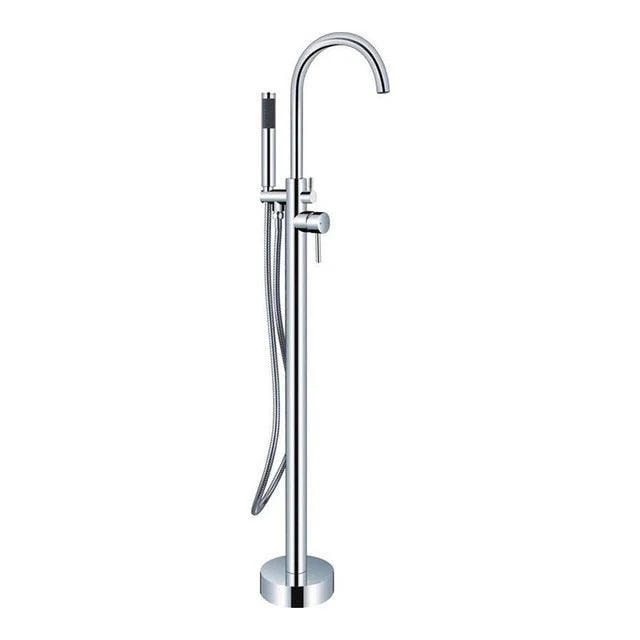 Freestanding Bathtub Brass Mixer Tap Bath Spout With Handshower -Bathlova