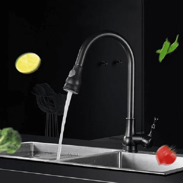 Giotto - Pull Down Kitchen Tap -Bathlova