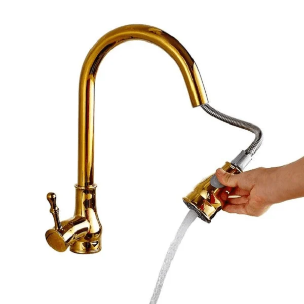 Giotto - Pull Down Kitchen Tap -Bathlova