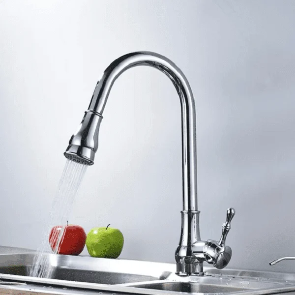 Giotto - Pull Down Kitchen Tap -Bathlova