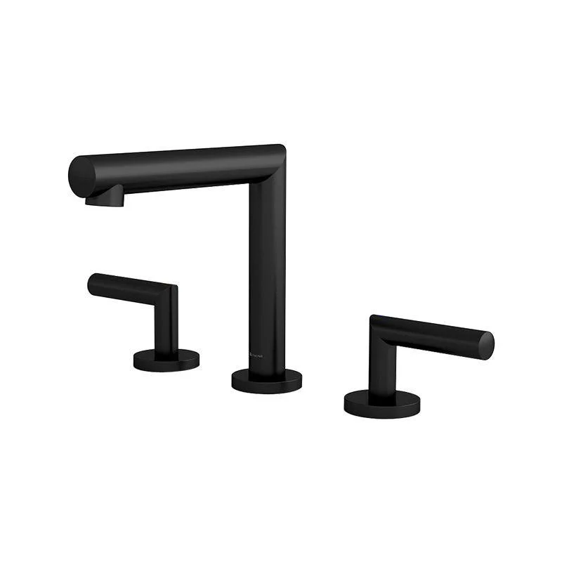 Glam 2-Handle Bathroom Sink Tap with Low Arc Widespread Bathroom Sink Tap -Bathlova