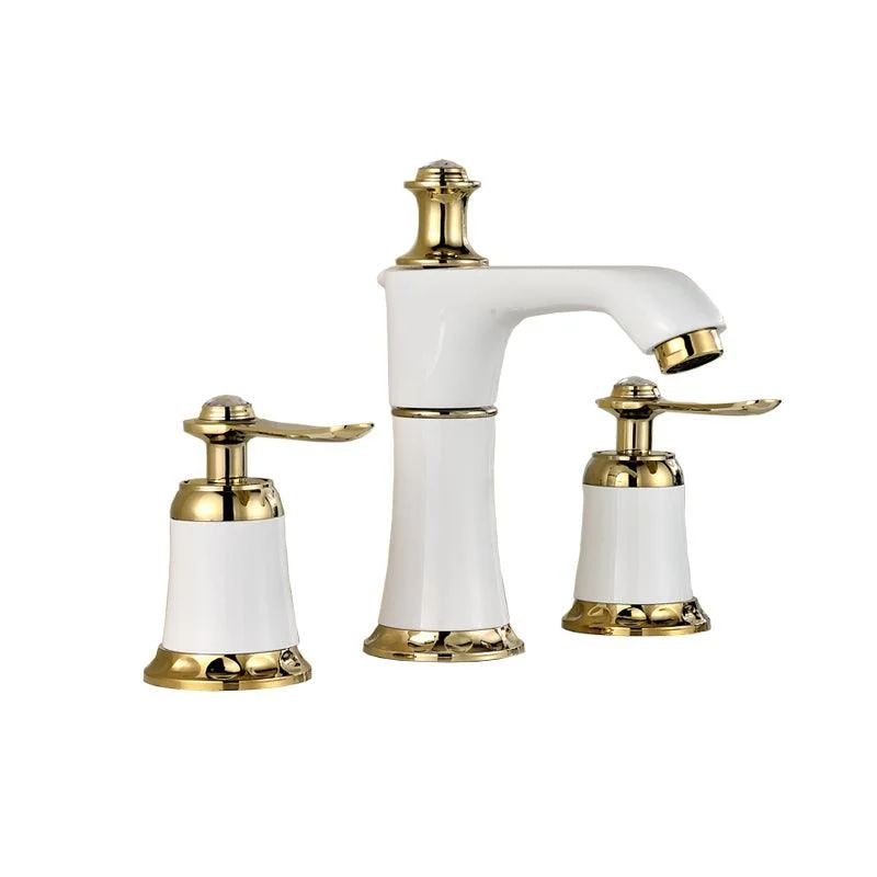 Glam Bath Tap Trim Deck Mounted Lever Handle Swivel Spout Bathtub Tap -Bathlova