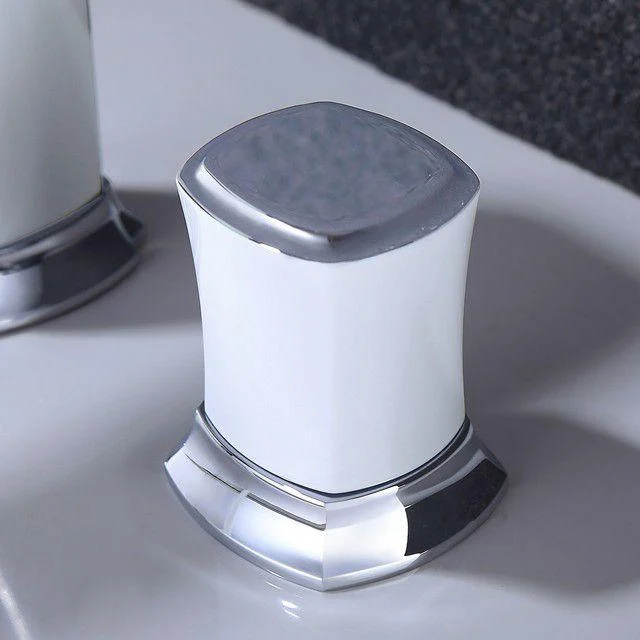 Glam Bathroom Vessel Tap Knob Handles Low Arc Vessel Tap -Bathlova