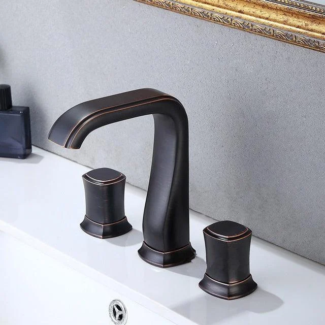 Glam Bathroom Vessel Tap Knob Handles Low Arc Vessel Tap -Bathlova