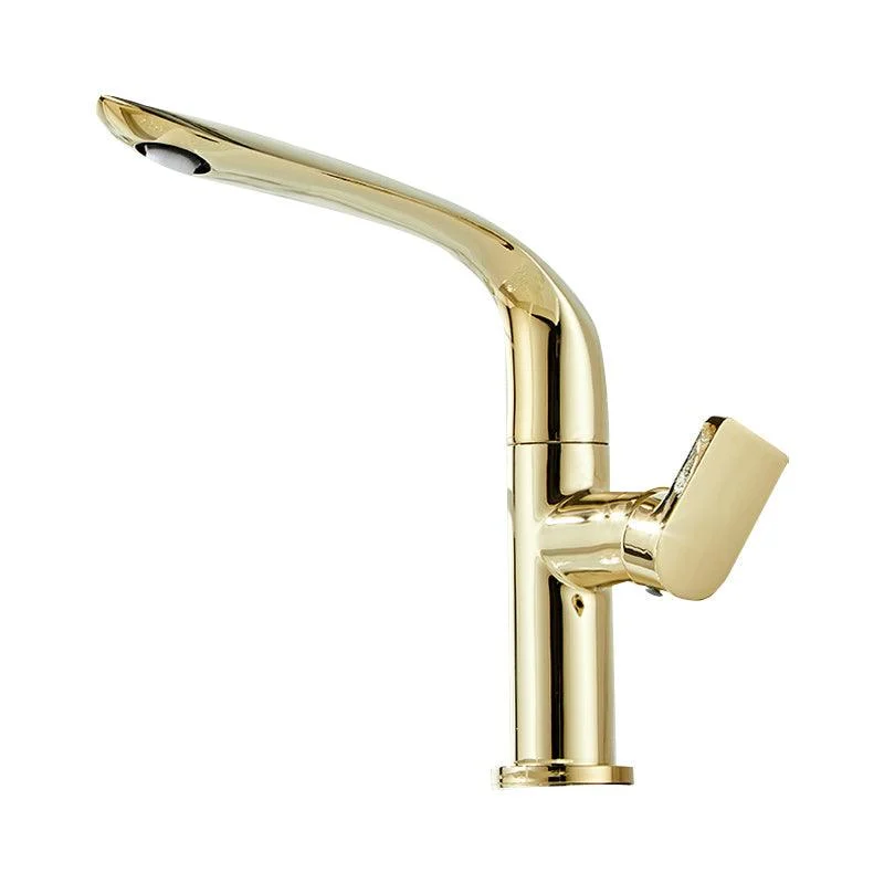 Glam Brass Bathroom Sink Tap with 1-Handle Lavatory Tap -Bathlova