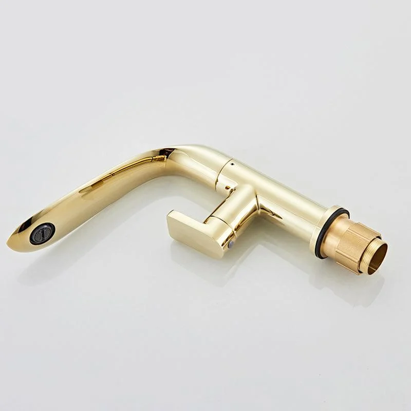 Glam Brass Bathroom Sink Tap with 1-Handle Lavatory Tap -Bathlova