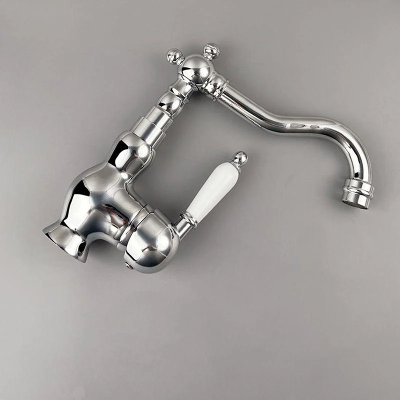 Glam Brass Bathroom Sink Tap with 1-Handle Vessel Sink Bathroom Tap -Bathlova