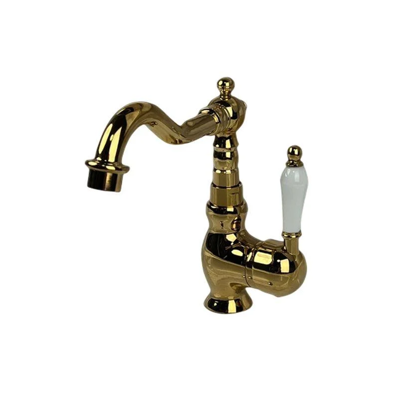 Glam Brass Bathroom Sink Tap with 1-Handle Vessel Sink Bathroom Tap -Bathlova